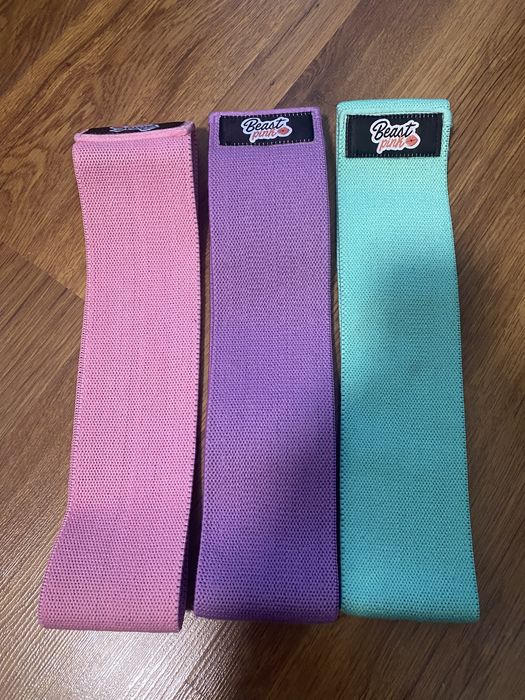 Комплект тренировъчни ластици - Beast Pink