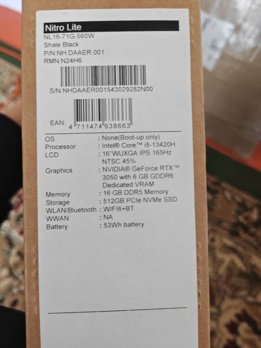 Ноутбук Acer Nitro V