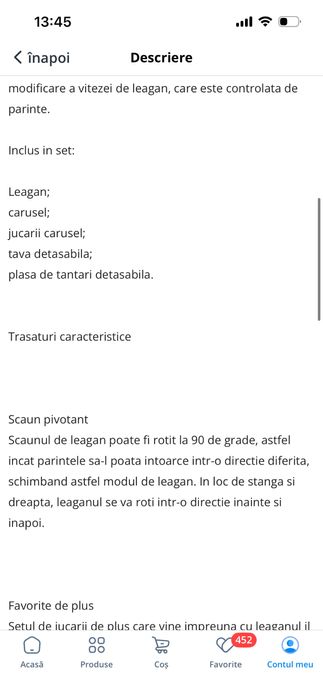 Leagan electric  Caretero