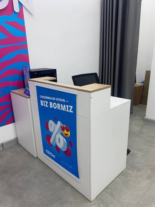 Продаётся готовый комплект мебели по брендбуку для ПВЗ OZON.