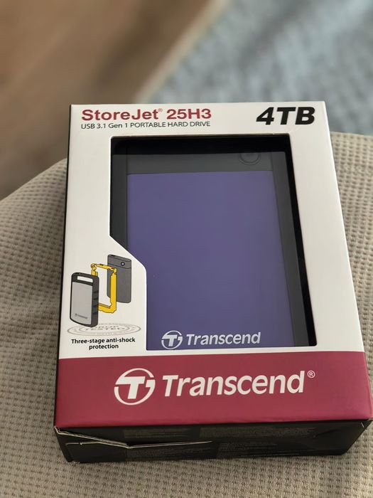 Внешний жёсткий диск 4 TB Transcend
