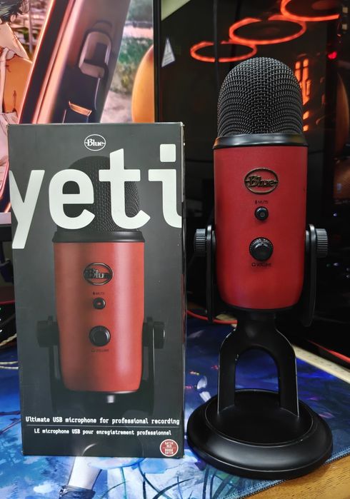 Blue Yeti + Пантограф + 2 Поп фильтра