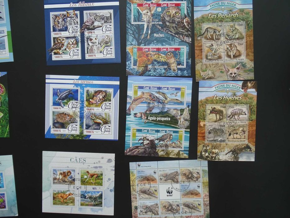 50 colite stampilate , timbre tematice Fauna/Animale (Lot 3099)