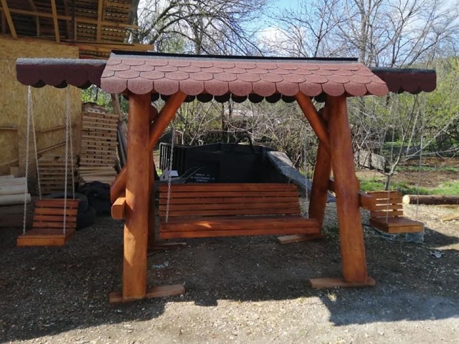 Leagan din bile de brad / balansoar copii