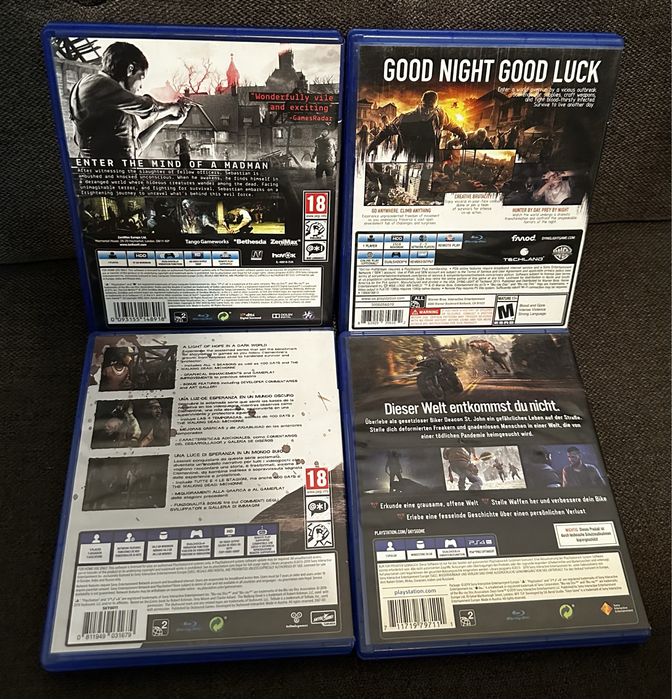 PS4 Игри – Отлично състояние | Хорър и зомби класики!