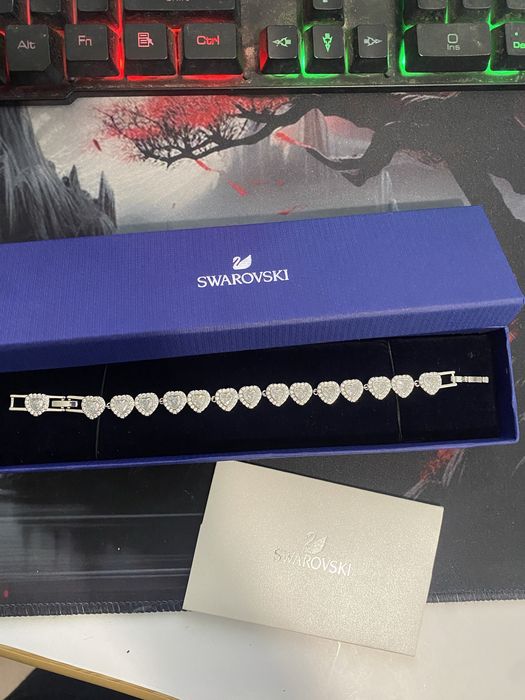Bratara inimioare swarovski