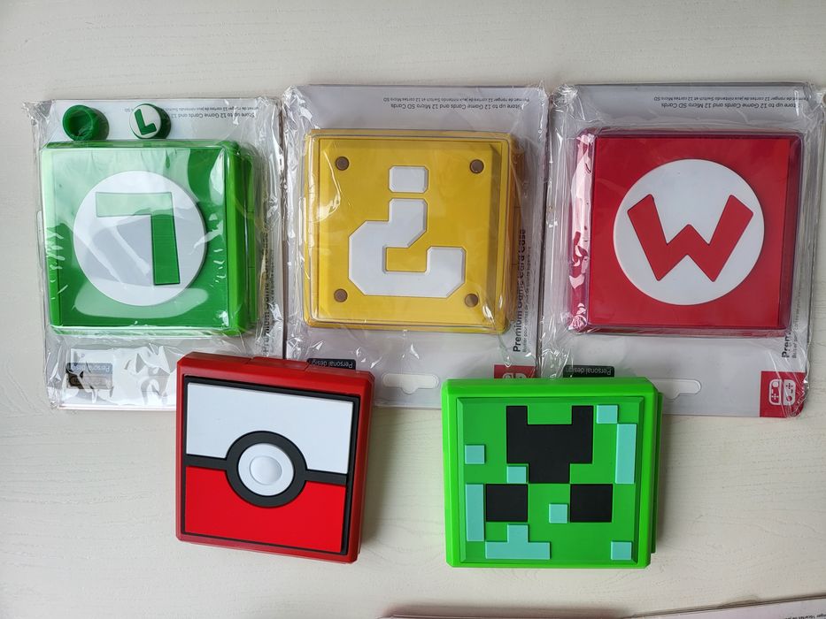 Nintendo Кутия за Съхранение на карти игри Органайзер Кейс - 7 вида