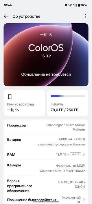 OnePlus 13 Black 12/256 Ideal