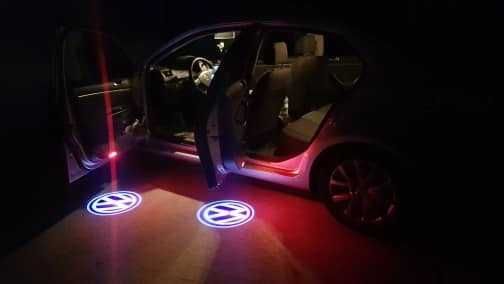 Lampi cu logo VW pentru portiere VW Passat B5, Touareg - Fara Eroare