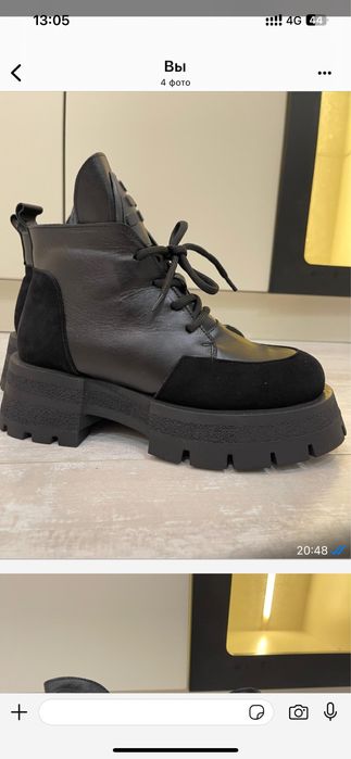 кожанные сапоги ( турция)