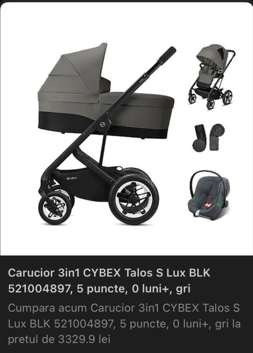 Carucior 3 in 1 CYBEX Talos S