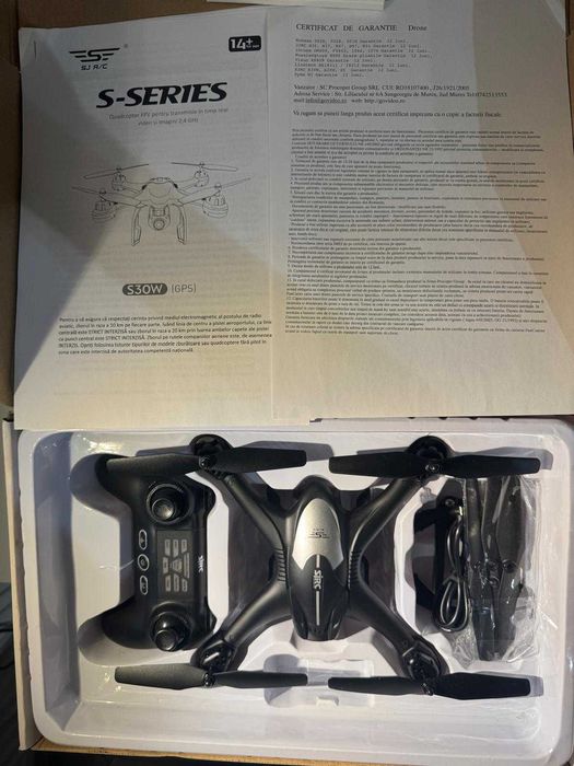 Drona SJRC S30W GPS + Camera 1080p + Telecomanda