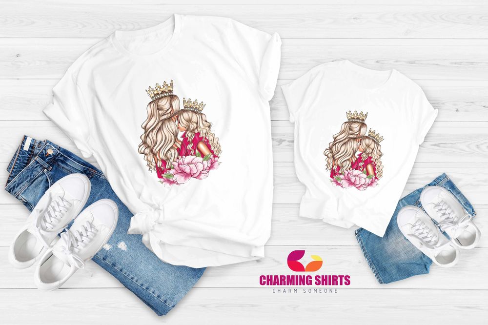 Еднакви тениски Мама и Аз