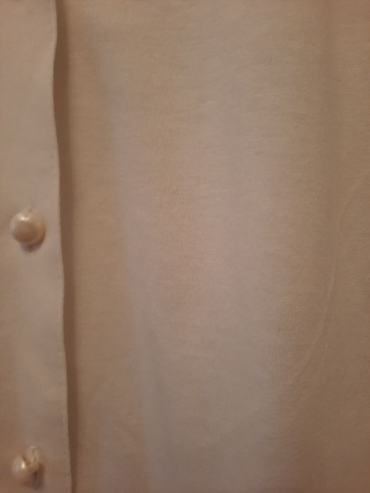 Bluza alba cu guler dantelat mărimea 46