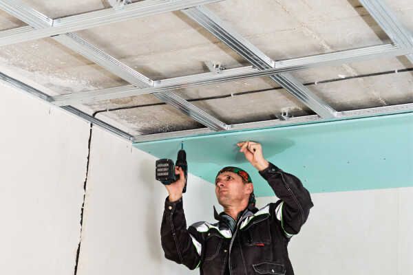 Монтаж гипсакартон малярка панел