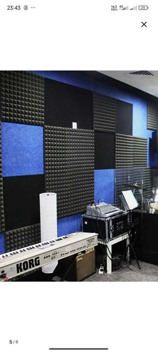 Продается Акустические решение, поролоны панели диффузоры