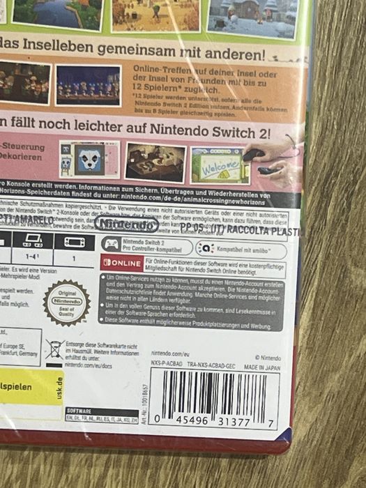 Animal Crossing ….joc Nintendo Switch 2( nou, sigilat)