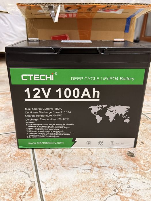 Аккумулятор Lifepo4 литийжелезофасфатный 12v - 100ah