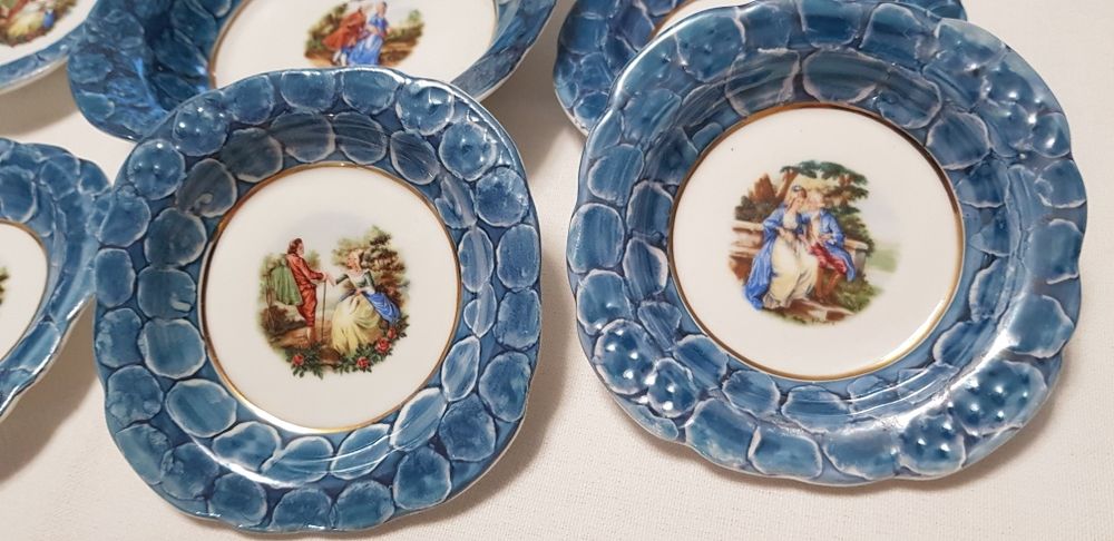 Set farfurioare romanesti cu scene Fragonard