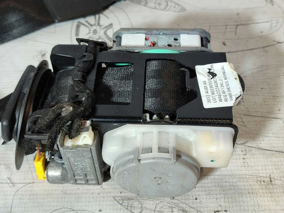 Centură de siguranță față stânga Audi A6 / S6 / RS6 C7 4G 2011-2018 2012 2.0 TDI Cod OEM: 4G8857705B (5E3)