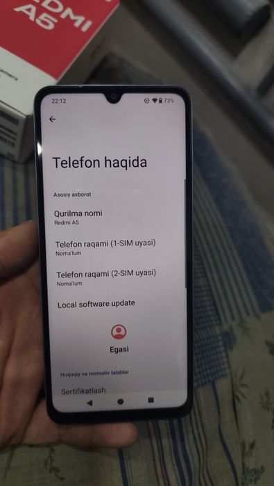 Redmi A5  holati zoʻr