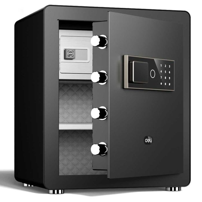 Сейф Deli ET571 биометрический 450x380x320 мм 23 кг Скидки !!!