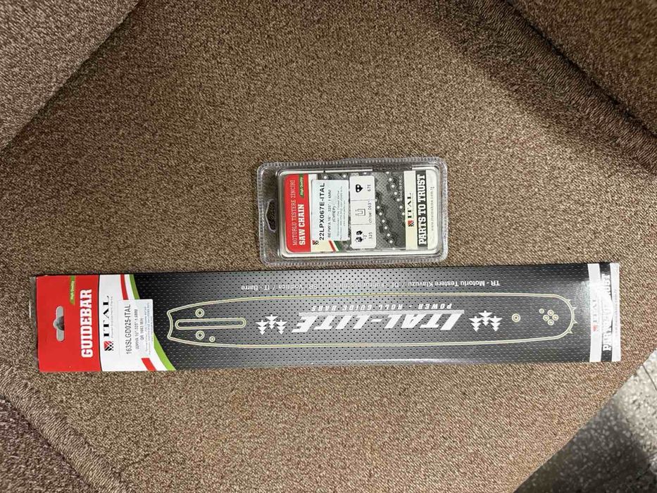 Шини и вериги по 8€ бр.