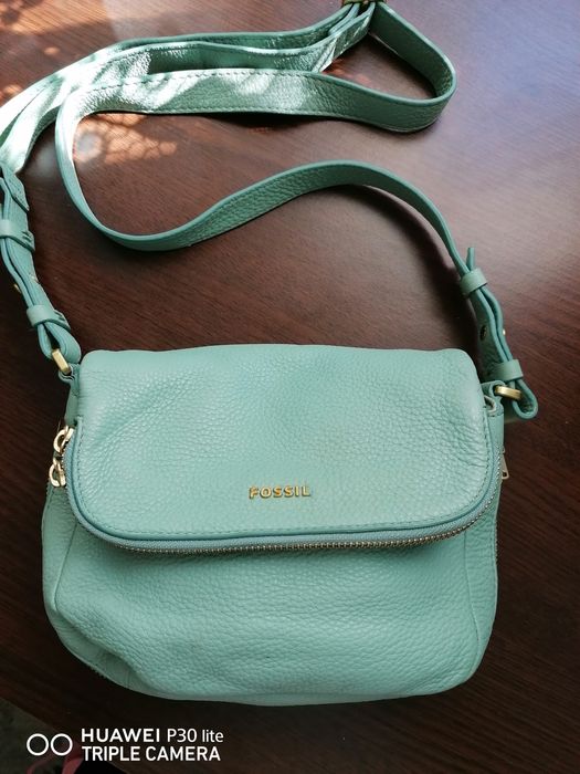 Geantă Fossile piele naturală