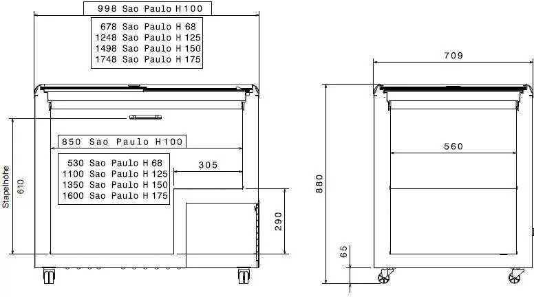 Vitrina Gelato / AHT Sao Paulo H 175 cm / 13 AROME / NOU