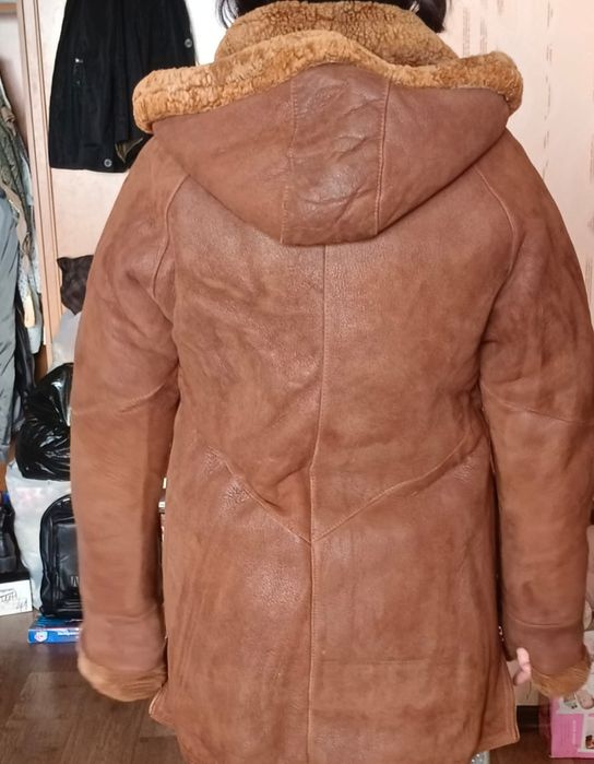 Дублёнка коричневая