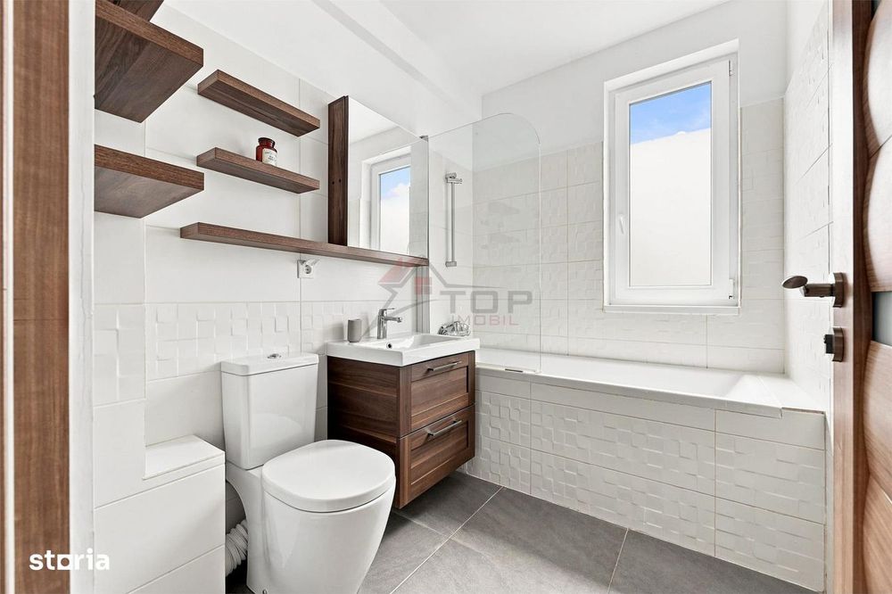 Apartament cu 3 camere 78mp, mobilat, loc de parcare - Rediu