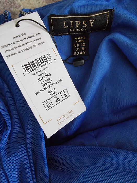 Бална  или официална рокля Lipsy London М, чашка С