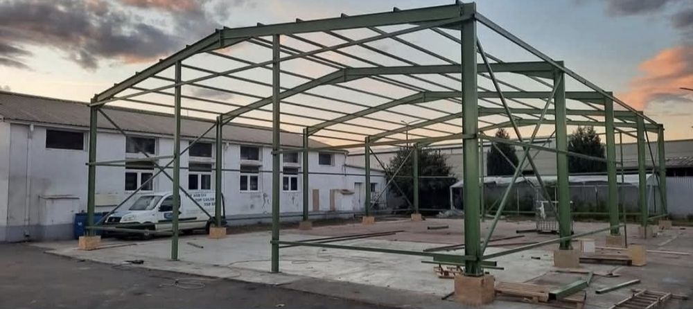 Vand și construiesc  o gama larga de hale sau structuri metalice  noi
