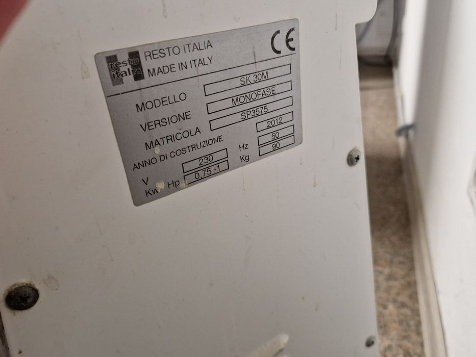 Malaxor Aluat Patiserie , Cuva 32 Litri , 2012 , 230V , Italia
