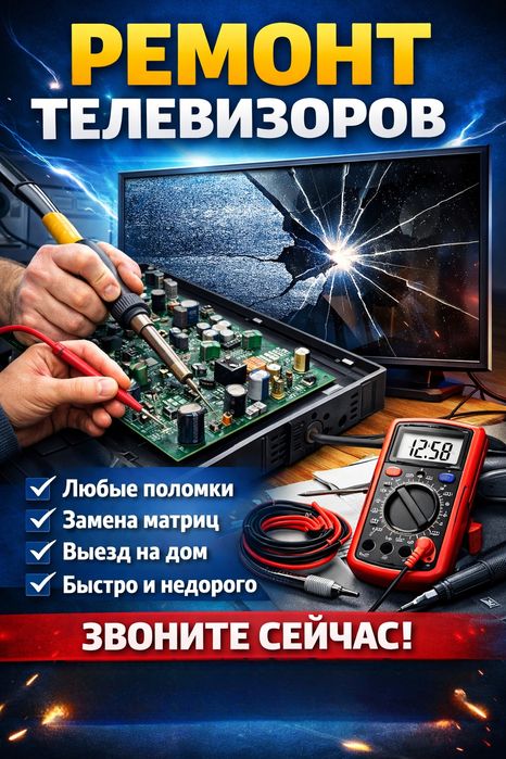 Ремонт телевизоров!