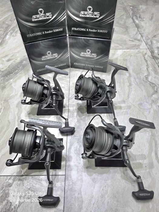 SET 4 Mulinete PRO FL Stratonic X Feeder XS 8000 NEW 2026