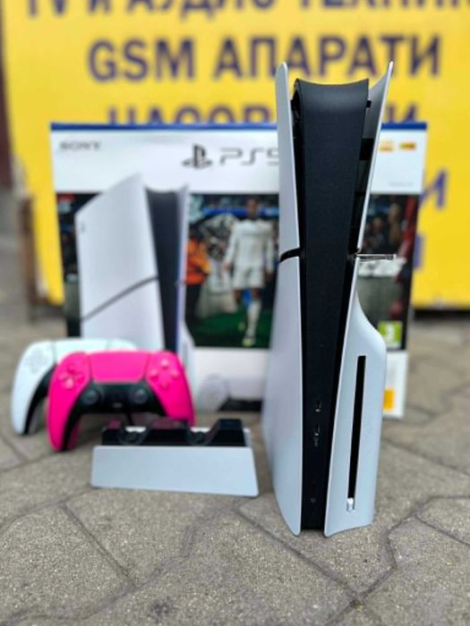 Конзола Sony PlayStation 5 Slim, 1TB CFI-2116 Disk/  2бр джойстик / Станция / Гаранция