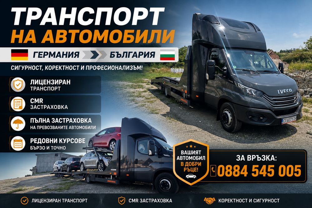 Транспорт на автомобил от Германия , Холандия , Белгия