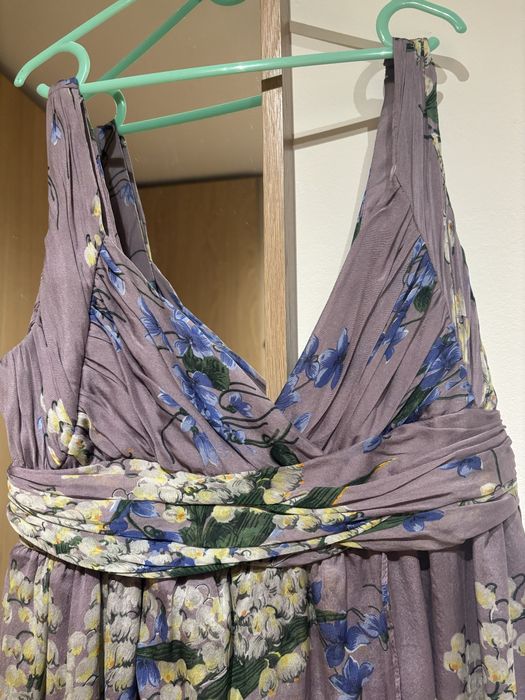 Rochie mov sin matase