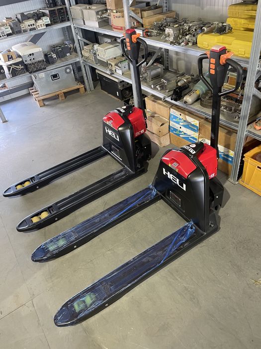 Нова електрическа палетна количка / палетна количка с везна