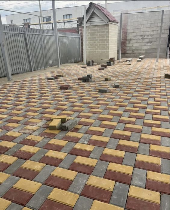 Укладка брусчатка