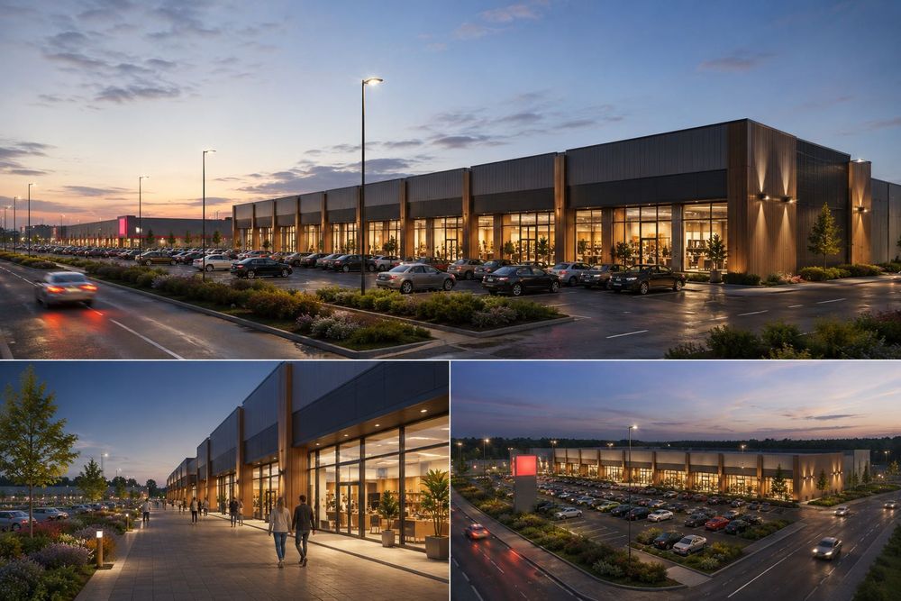 Spatii comerciale de inchiriat in noul retail park din Hateg