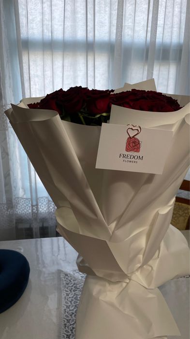 Свежий букет 51 роз