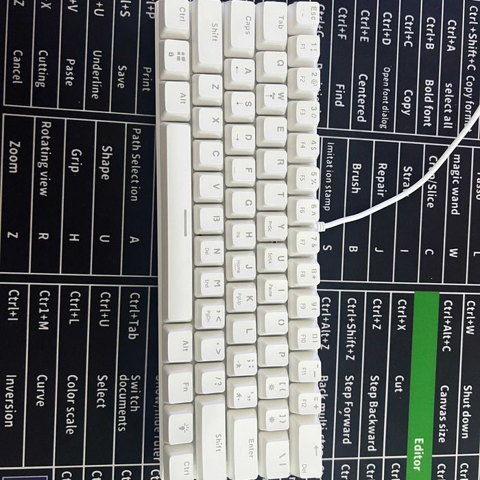 RGB Klaviatura 63 talik ko'k switch