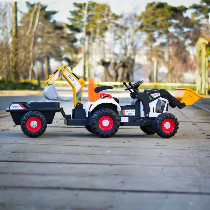 Tractoras electric pentru copii, Kinderauto BRJ1588, 2x 35W, 12V