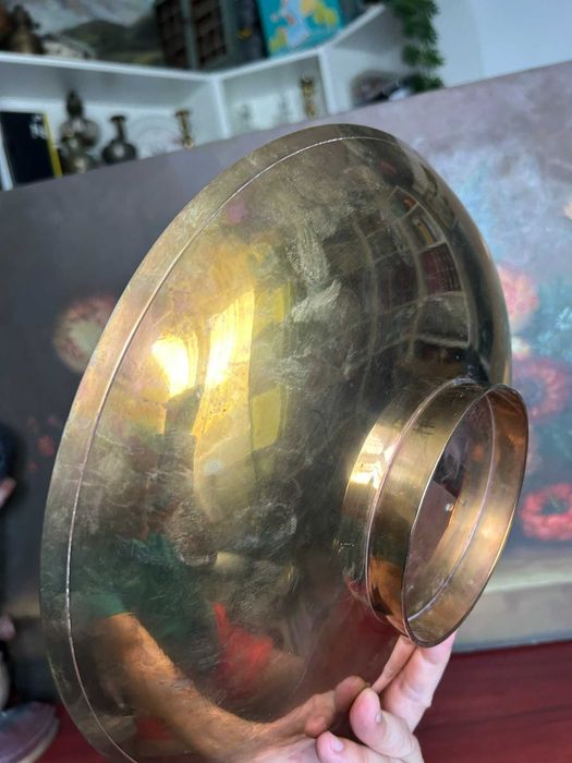 A341 1.2kg , 30cm D Platou mare de alama