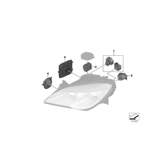 Модул дневни светлини DRL/ Мигач  F06, F12, F13 LCI, Нови с гаранция