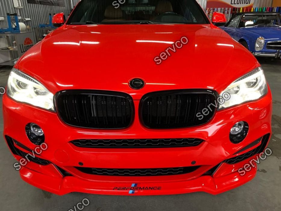 Prelungire lip adaos bara fata BMW X6 F16 Mpack 2015- v1 Maxton Design