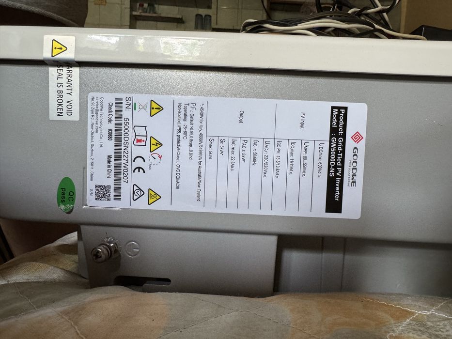 Монофазен Инвертор 5 KW GOODWE