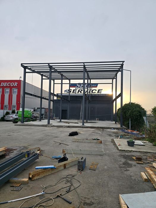Confectionam structuri metalice in ateliere cu sudori profesionisti si